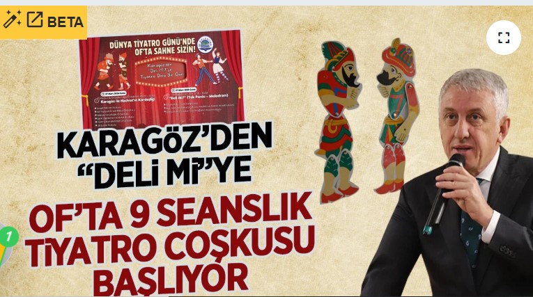 Of’ta Dünya Tiyatro Günü Coşkusu: 9 Seanslık Sanat Maratonu