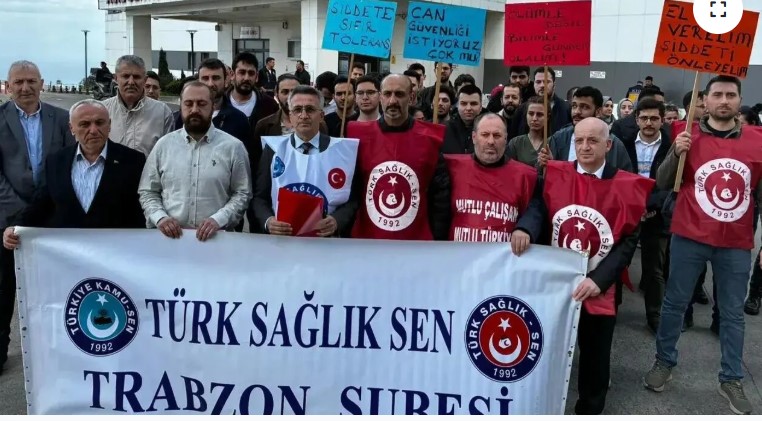 Trabzon’da Silahlı Saldırıya Sağlık Çalışanlarından Sert Tepki: “Hastaneler Yol Geçen Hanı Değil”
