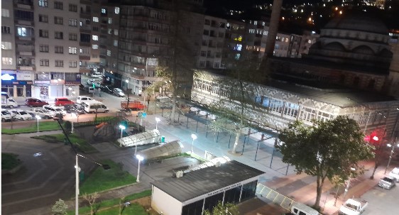 Sahil Camii ve Çevresi Işıl Işıl Çalışmalar  Büyük Beğeni Topladı.
