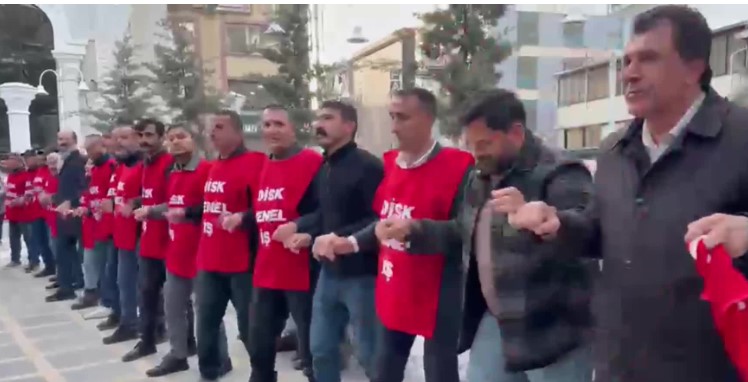 Van' da Eylem  Halkın iradesine ve emekçinin ekmeğine el uzatmaktan vazgeçin