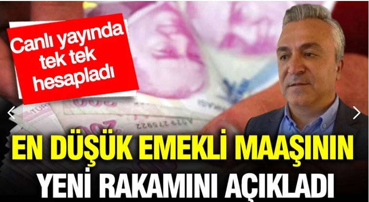 En düşük emekli maaşının yeni rakamını açıkladı: SGK uzmanı Özgür Erdursun hesapladı