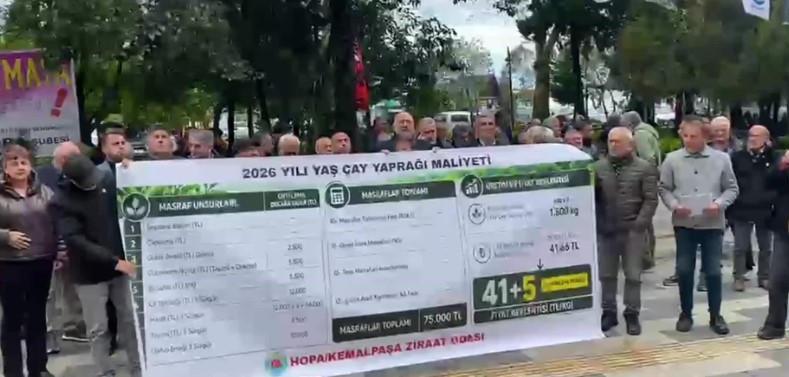 Hopalı çay üreticilerinin talebi: 