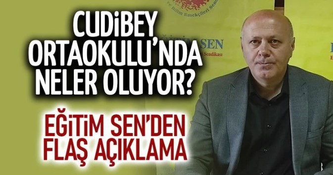 Trabzon’da Cudibey Ortaokulu Tartışması Büyüyor: Eğitim Sen’den Sert Tepki