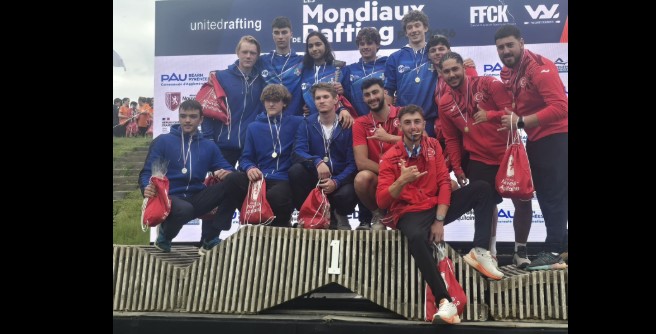  U23 Dünya Rafting Şampiyonası’nda 4 Kategoride Dünya Üçüncülüğü