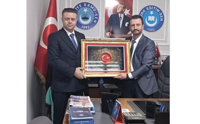 İl Milli Eğitim Müdürü Akmeşe’den Türk Eğitim-Sen’e Ziyaret