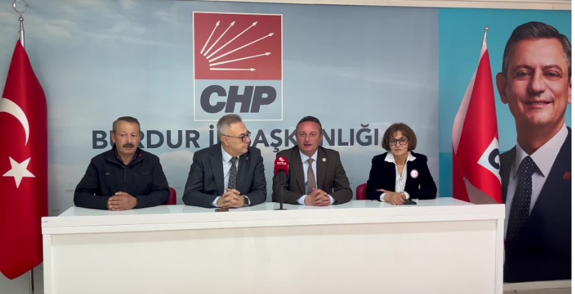 CHP'li Karaoba Burdur'da konuştu: