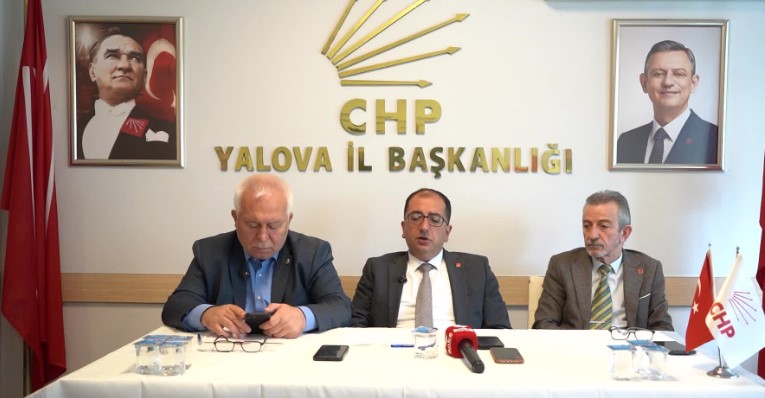CHP'li Özkan Yalova'da: Bir an önce erken seçime gidilmeli