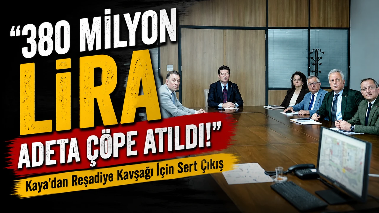Başkan Kaya’dan Reşadiye Kavşağı Tepkisi: “Yanlış Projeye 380 Milyon Lira Harcandı”