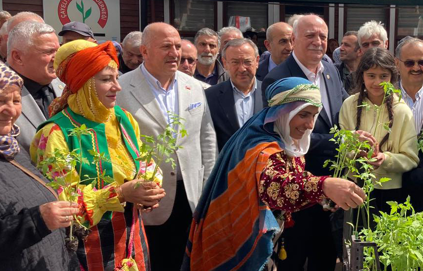 Çayeli’nde Binlerce Fidan Vatandaşlarla Buluştu