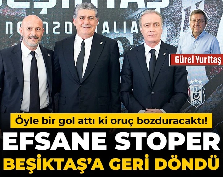 Efsane stoper Beşiktaş'a geri döndü: Öyle bir gol attı ki oruç bozduracaktı!