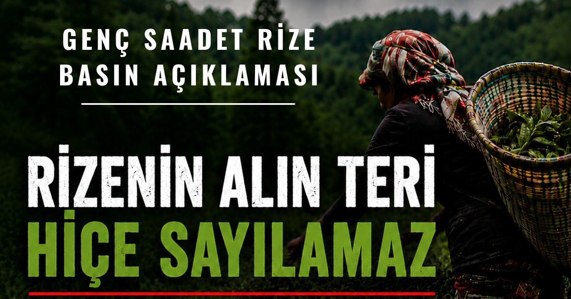 Saadet Partisi'nden Çay Fiyatları Tepkisi: 