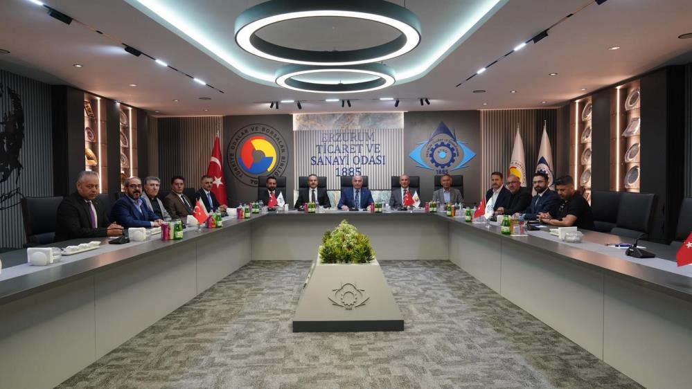 Duhok Ticaret ve Sanayi Odası ile IKBY heyetinden ETSO'ya ziyaret