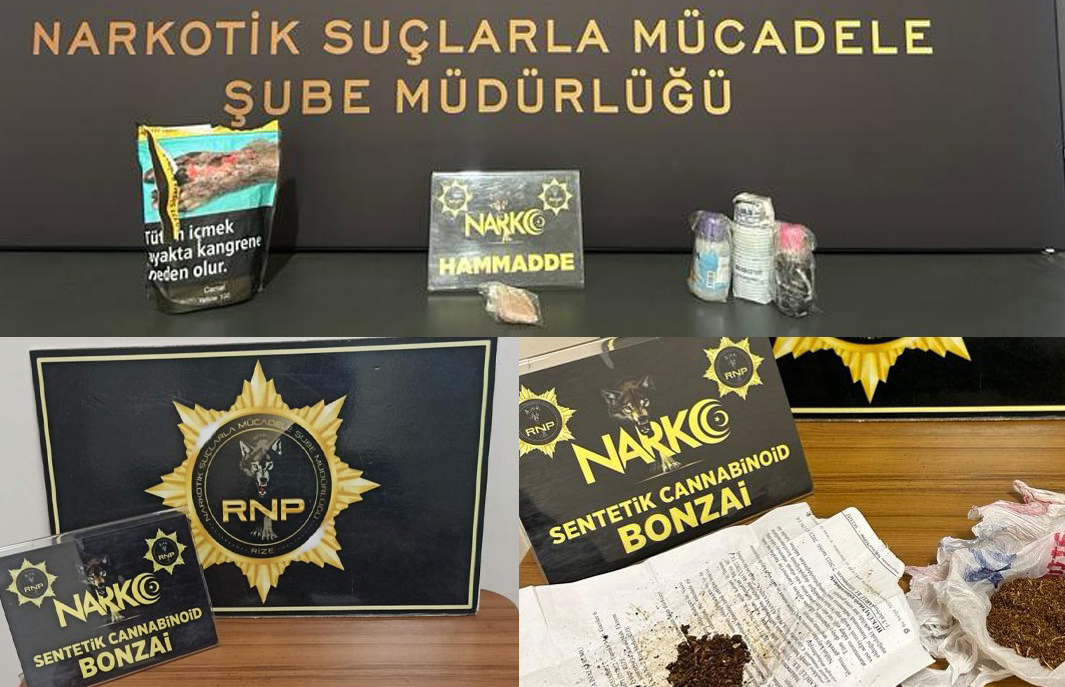 Rize’de Uyuşturucu Operasyonu: 7 Şüpheli Tutuklandı