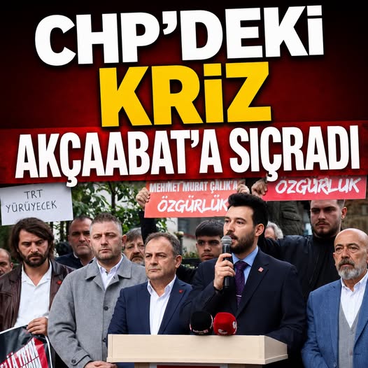 CHP’DEKİ KRİZ AKÇAABAT’A SIÇRADI