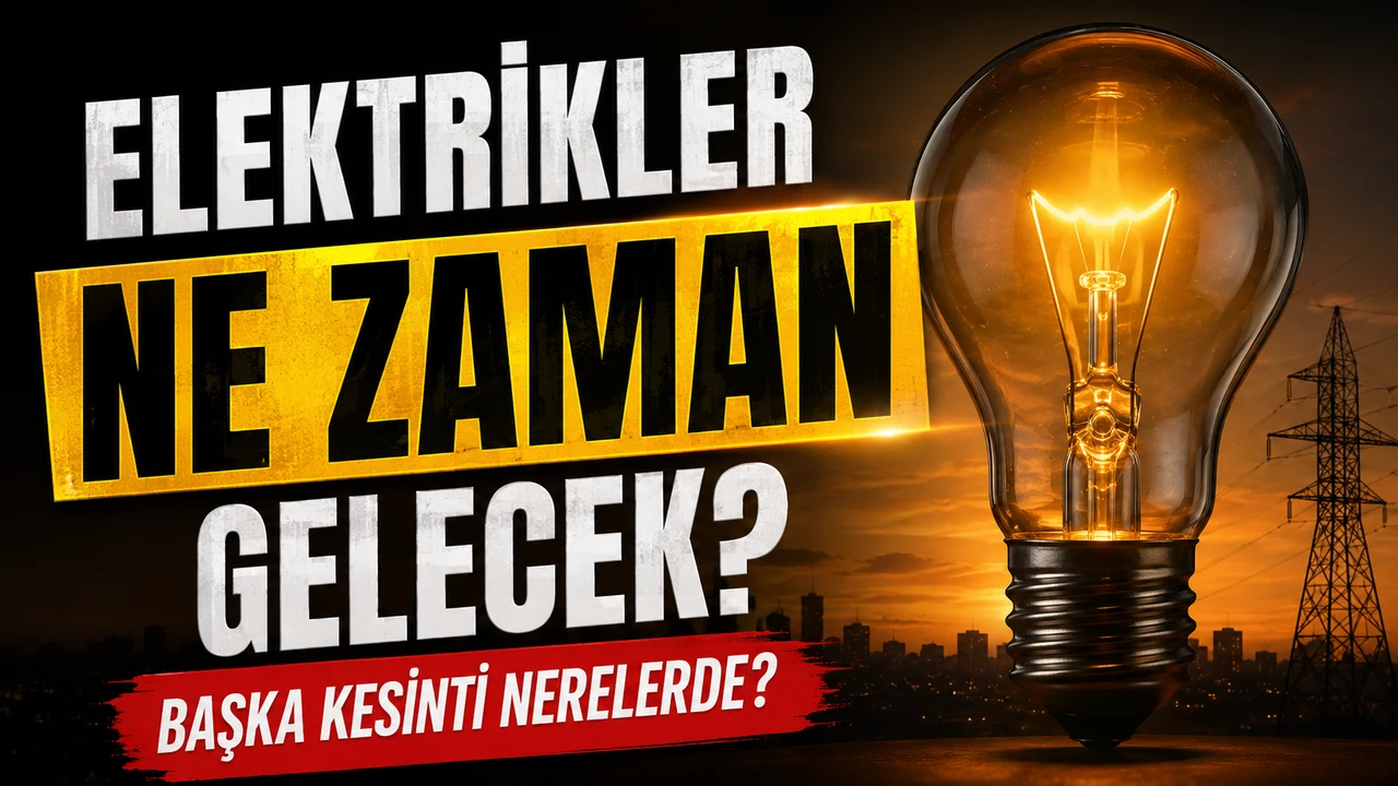 Sanayi Mahallesi’nde Elektrikler Ne Zaman Gelecek? Kesinti Başka Nelerelerde?