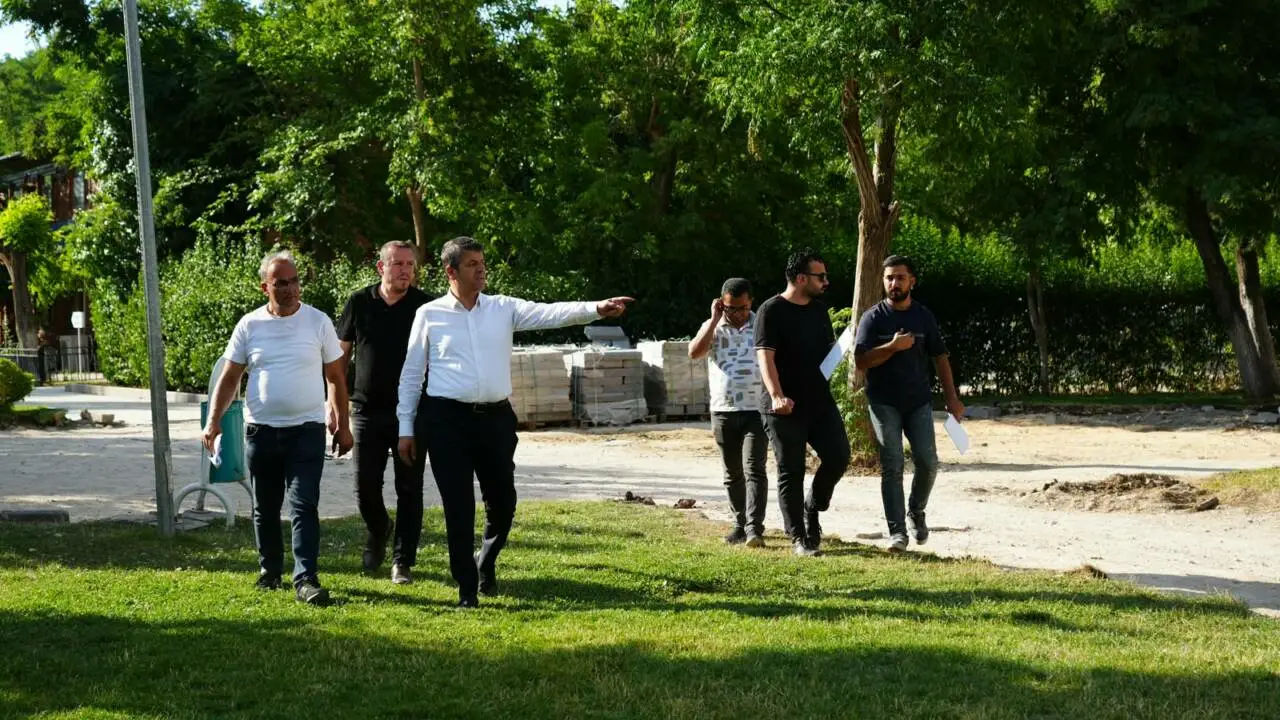 Adıyaman Mimar Sinan Parkı’nda çalışmalar temmuz sonunda tamamlanıyor