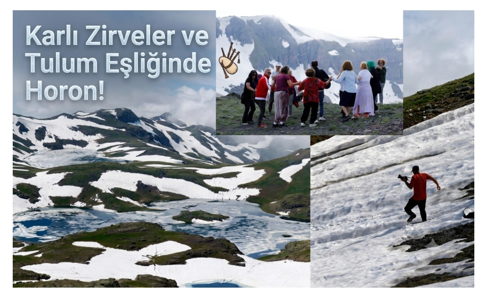 VİDAK’tan İspir Yedigöller’e Unutulmaz Doğa Yolculuğu: Temmuzda Kar, Zirvede Horon ve Eşsiz Manzaralar
