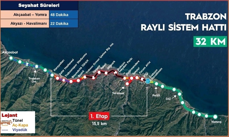 Trabzon Raylı Sistemde Tarihi Eşiğe Geldi: Temel Ağustos 2026'da Atılıyor
