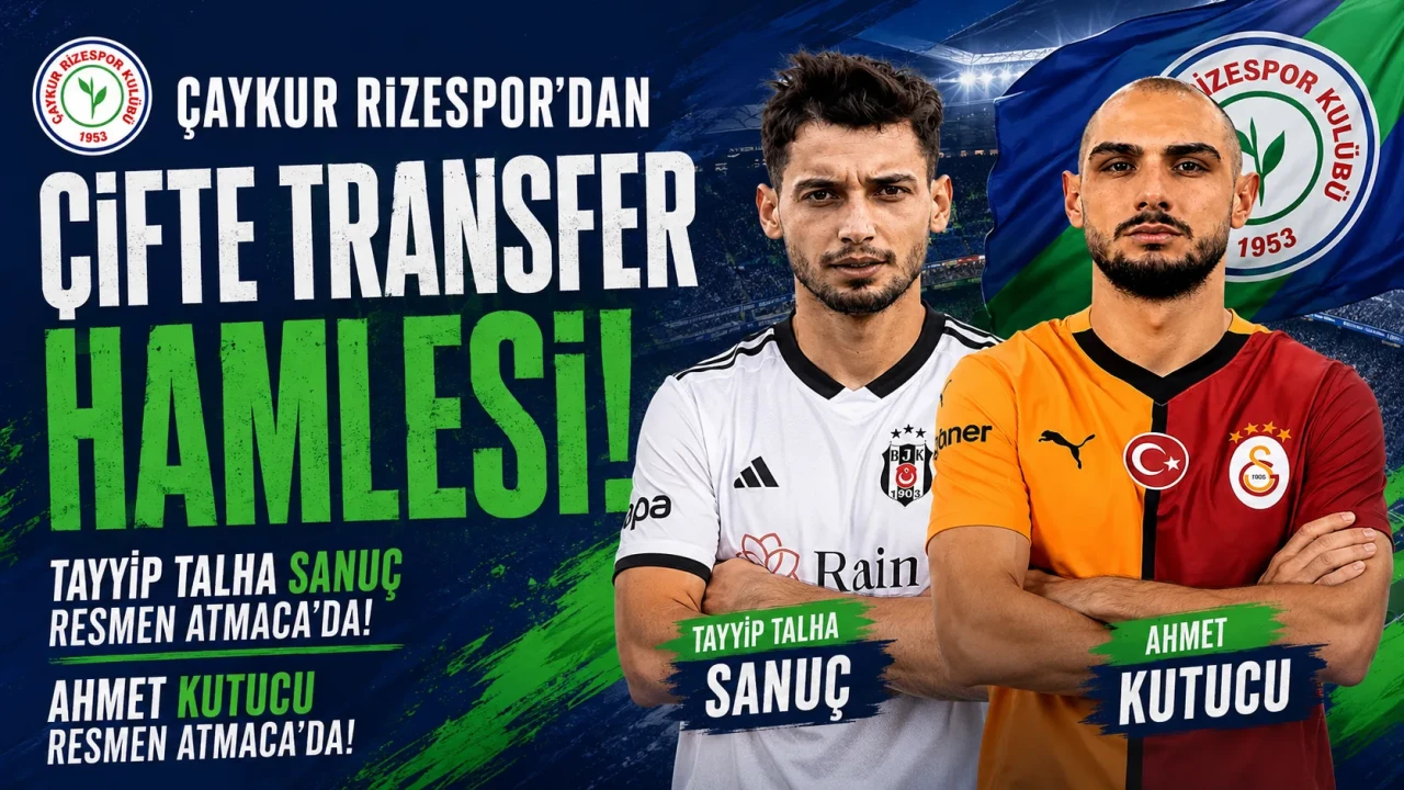 Çaykur Rizespor’dan Çifte Transfer Hamlesi! Tayyip Talha Sanuç ve Ahmet Kutucu Atmaca’da
