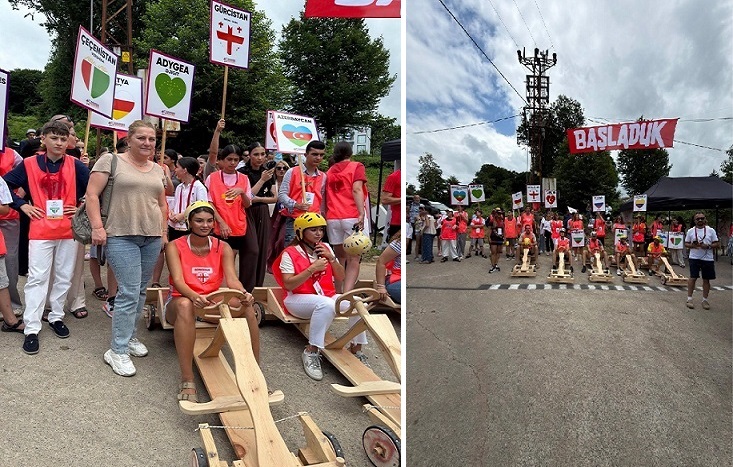 Ardeşen’de Uluslar Arası Festival Coşkusu: Tahta Arabalar Yarıştı