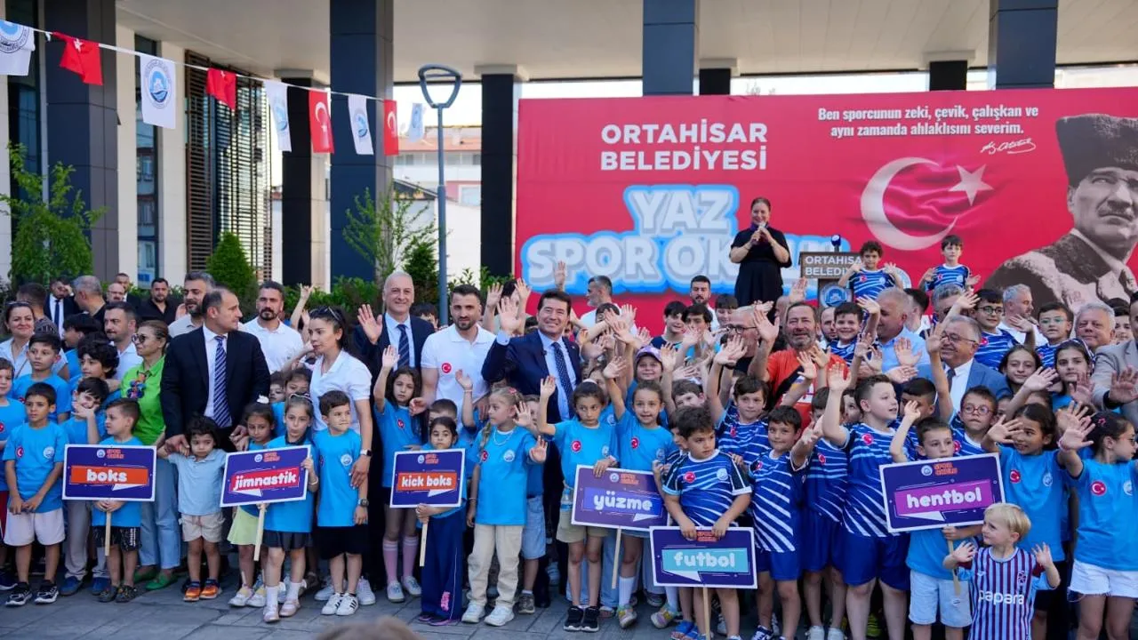 ORTAHİSAR’DA YAZ SPOR OKULU COŞKUSU SÜRÜYOR