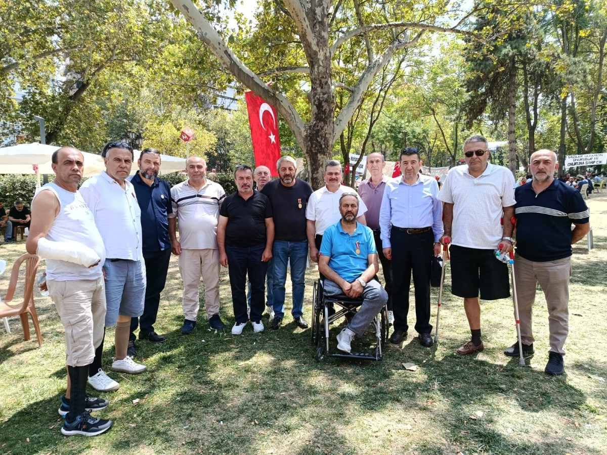 BTP’den Ankara’da eylem yapan şehit yakınları ve gazilere destek…