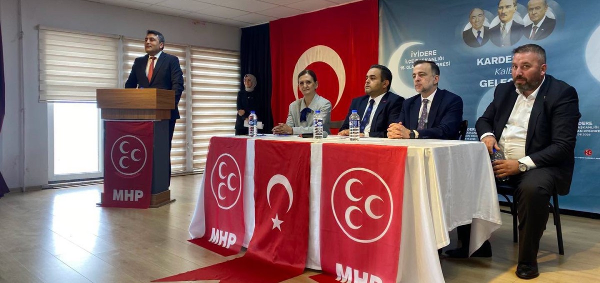 MHP İyidere İlçe Teşkilatında 15. Olağan Kongre Gerçekleştirildi