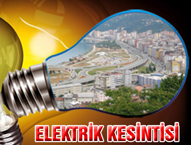 Rize'de Yarın 3 İlçede Planlı Elektrik Kesintisi Yaşanacak