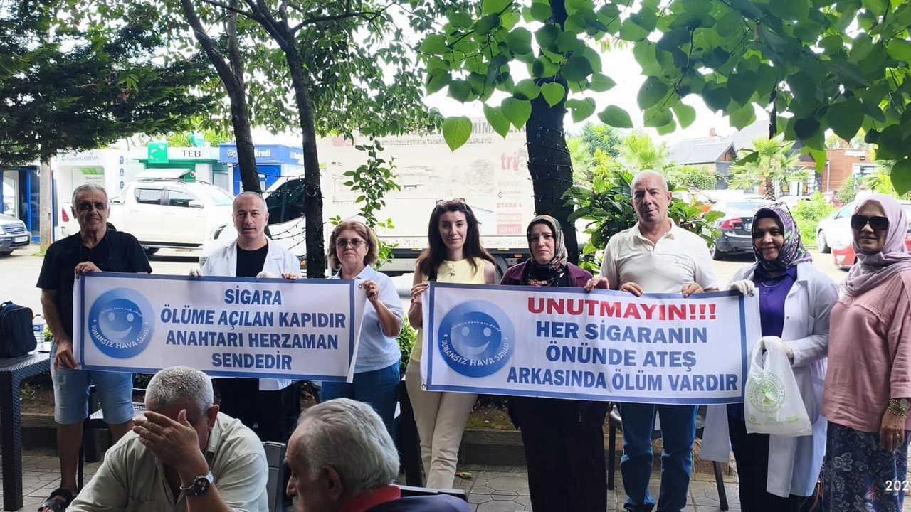Hopa’da “Dumansız Hava Sahası” İçin Farkındalık Çalışması
