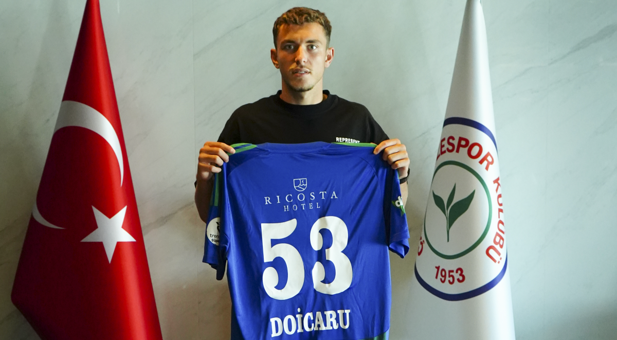 Çaykur Rizespor, Romanya’nın Genç Yıldızı Iustin Doicaru’yu Kadrosuna Kattı