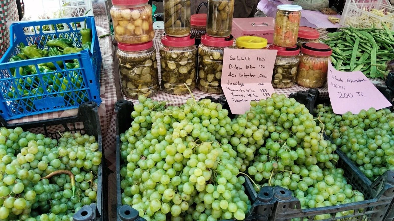 Artvin’de Pazar Bereketi: Üzümden Turşuya Her Şey Tezgâhlarda
