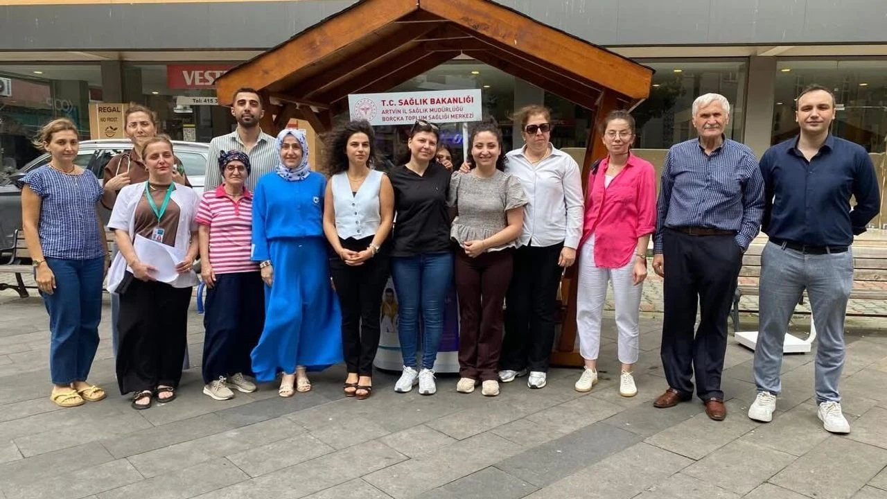 Borçka’da Halk Sağlığı Haftası etkinliği