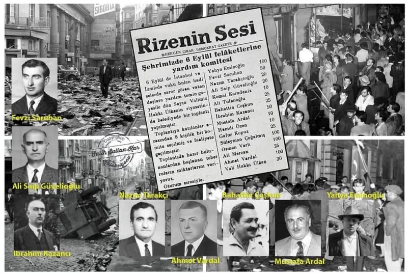 En Kara İki Gün: 6-7 Eylül 1955 Ve Rizelilerin Örnek Yardımlaşması