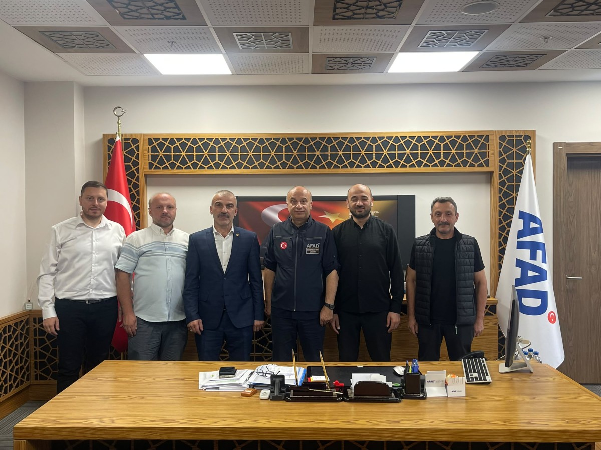 BBP Rize İl Başkanı Ensar Özçelik’ten AFAD Ziyareti