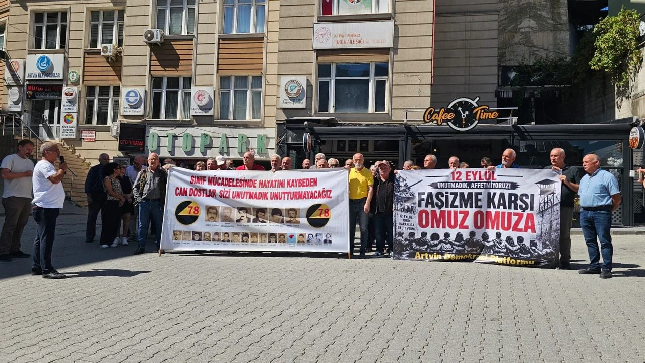 12 Eylül’ün 46. Yılında Artvin’den Mücadele Mesajı