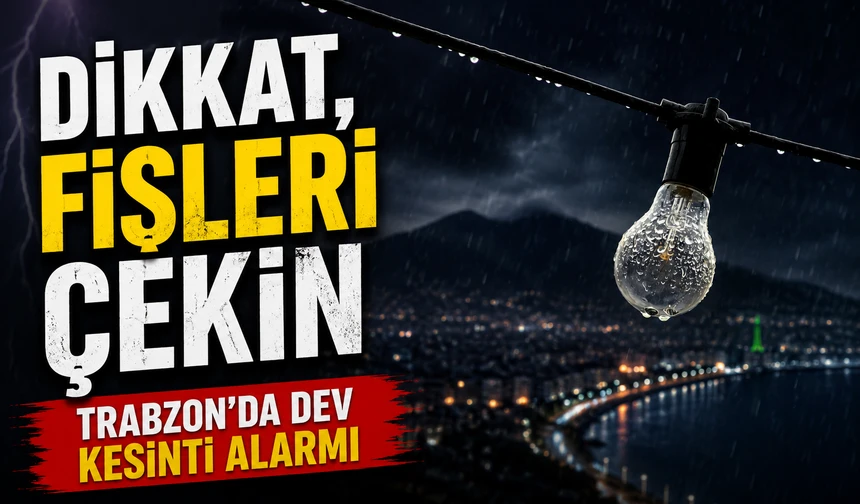 Mahallenizde Bugün Trabzon Elektrik Kesintisi Olacak Mı?