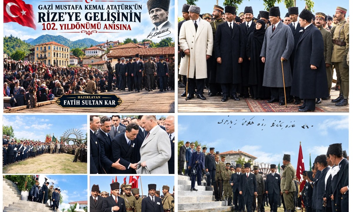 Rize Ziyaretinin 102. Yılı Anısına