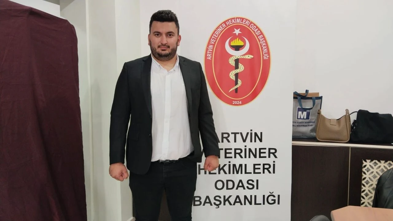 Artvin Veteriner Hekimleri Odasında Canberk Düzün Dönemi