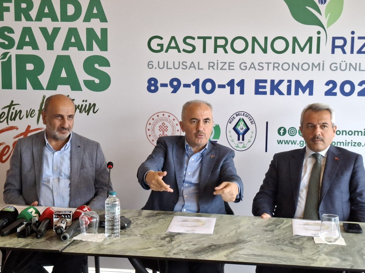Rize’de Gastronomi Şöleni Başlıyor: 6. Ulusal Rize Gastronomi Günleri 8 Ekim’de Kapılarını Açıyor