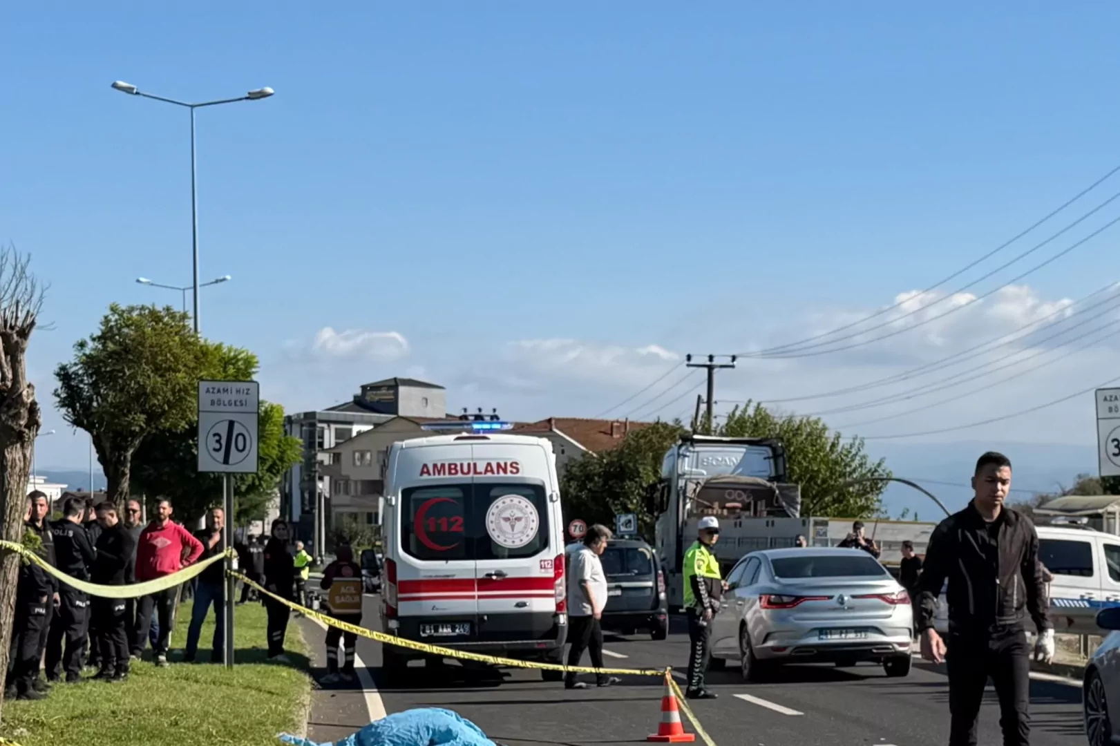 Düzce’de motosiklet yayaya çarptı: 1 ölü, 1 yaralı