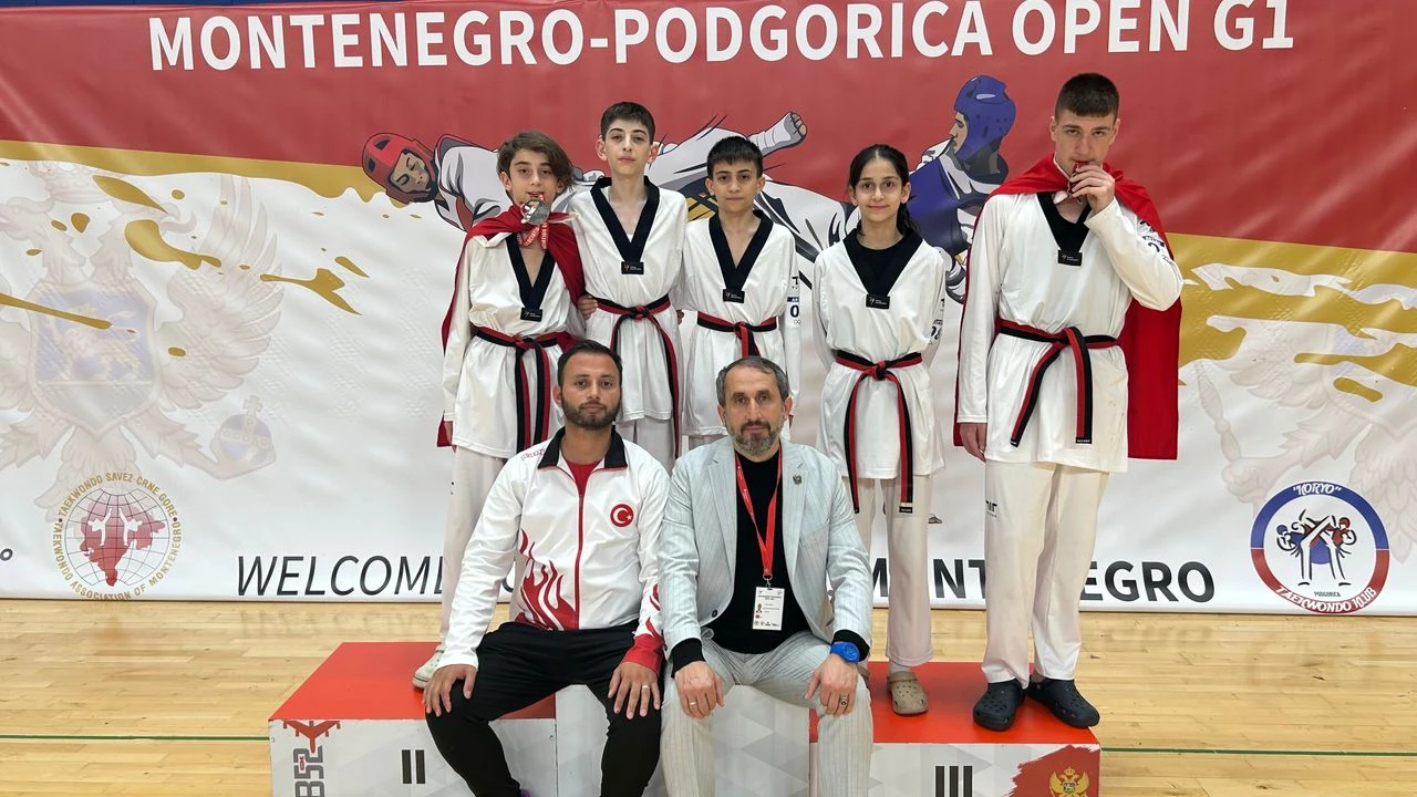 ARTVİNLİ TAEKWONDOCULARDAN KARADAĞ’DA İKİ BRONZ MADALYA