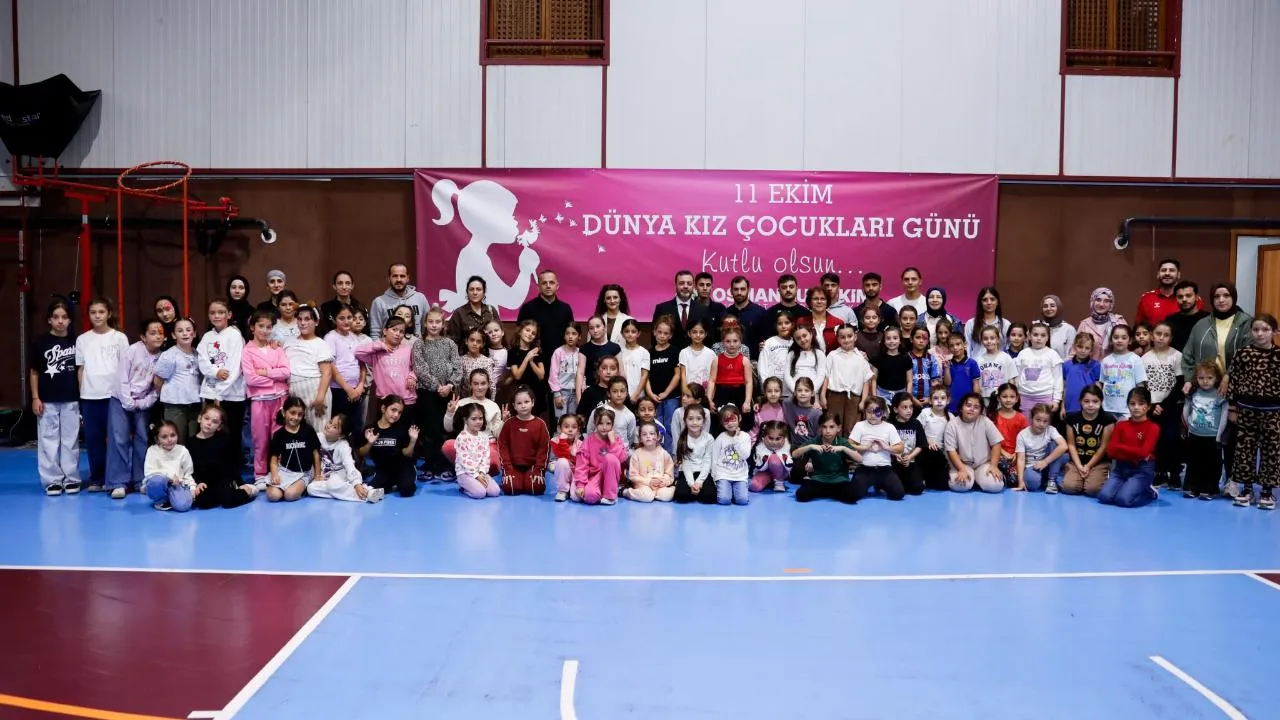 Akçaabat'ta kız çocuklarına özel spor etkinliği