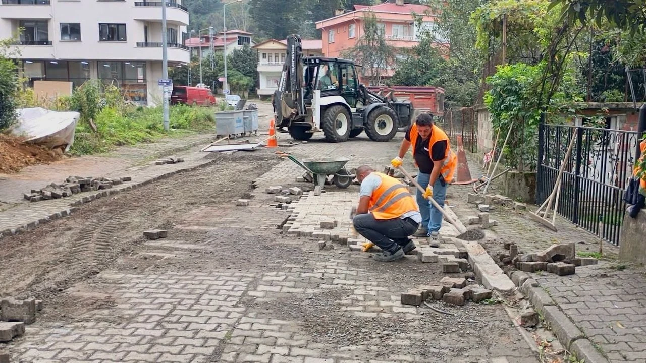 Hopa’da Kent Genelinde Çalışmalar Sürüyor