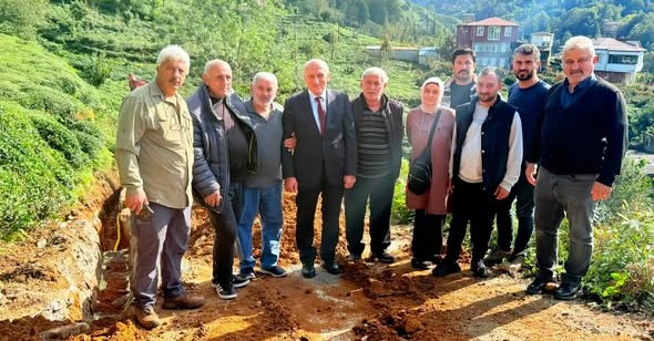 Derepazarı Erikliman Mahallesi’nde Doğalgaz Çalışmaları Sürüyor